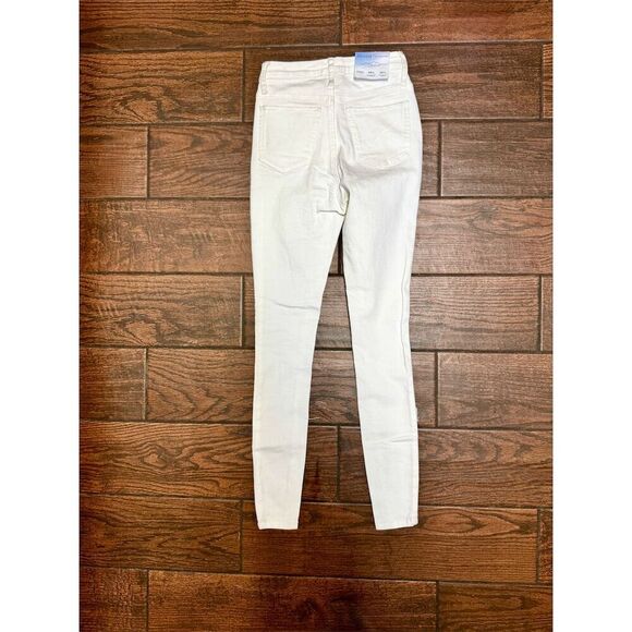 Abound Women's High-Rise Skinny Jeans White Size 25 Light Wash - Picture 3 of 7